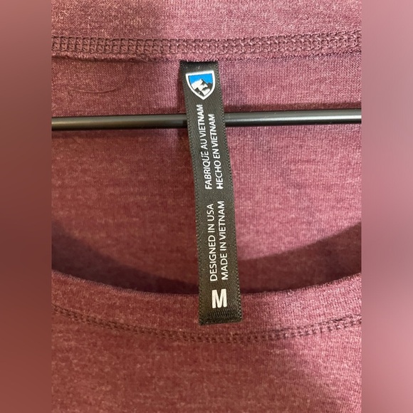 The KÜHL INARA™ Long Sleeve Shirt Women’s Size Medium Burgundy Wine Color EUC - Picture 2 of 10